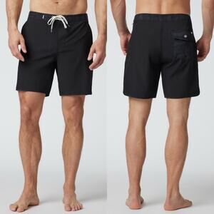 Vuori Black Men’s Swim Cruise Boardshort Shorts - 36